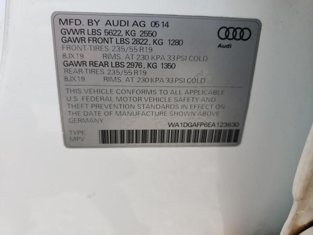 VIN WA1DGAFP6EA123630 2014 Audi Q5, Premium Plus no.14