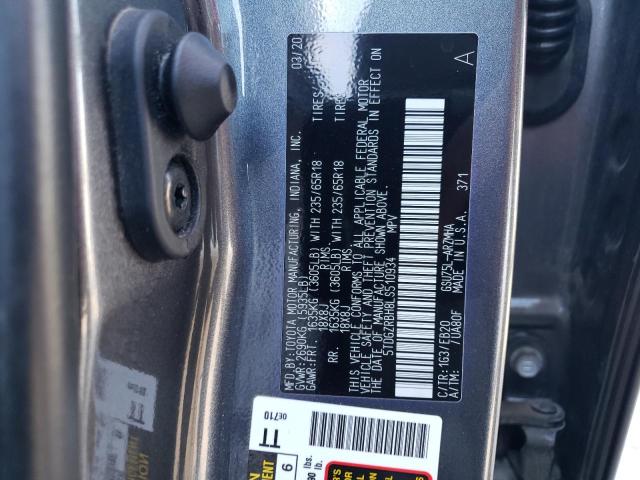 VIN 5TDGZRBH8LS510934 2020 Toyota Highlander, Xle no.12