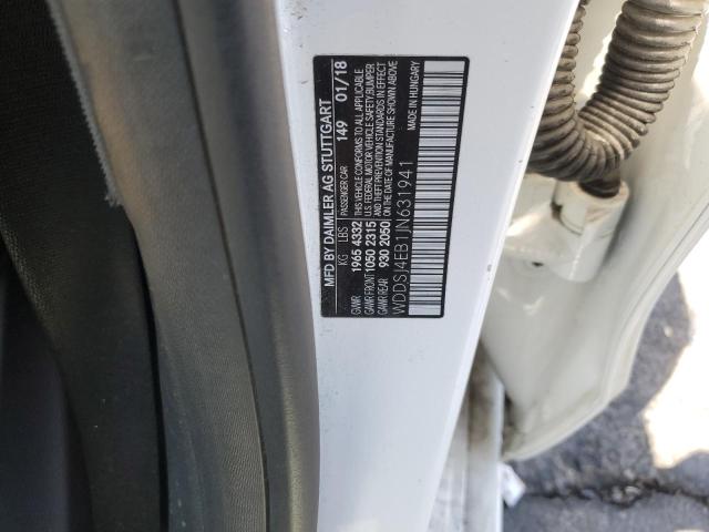 WDDSJ4EB1JN631941 Mercedes-Benz CLA 250