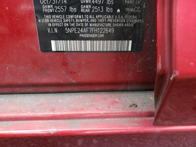 2015 HYUNDAI SONATA SE - 5NPE24AF7FH122649