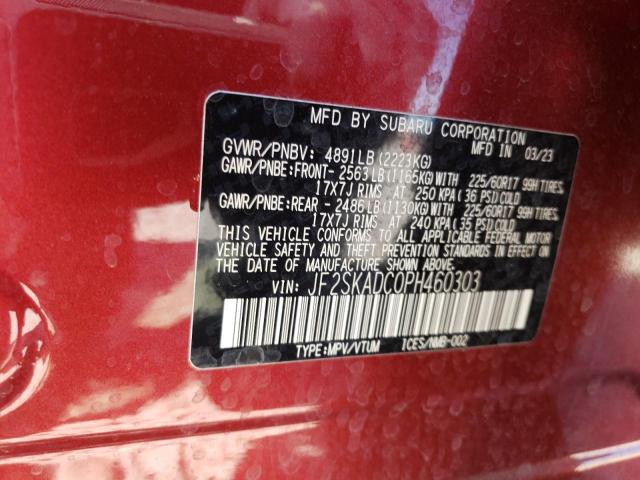 JF2SKADC0PH460303 Subaru Forester Premium
