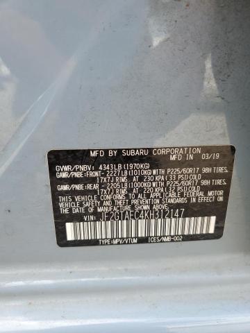 JF2GTAEC4KH312147 Subaru Crosstrek Premium