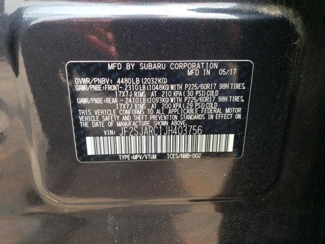 JF2SJARC1JH403756 Subaru Forester 2.5i Limited