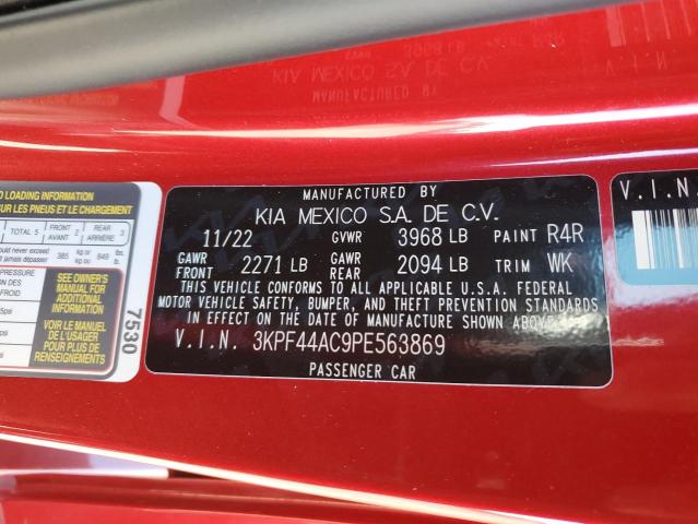 3KPF44AC9PE563869 KIA FORTE GT