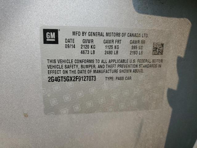 2015 BUICK REGAL GS - 2G4GT5GX2F9127073