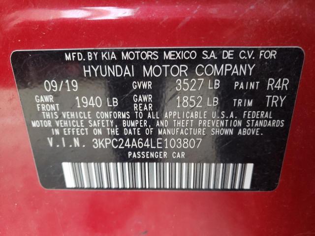 3KPC24A64LE103807 | 2020 HYUNDAI ACCENT SE