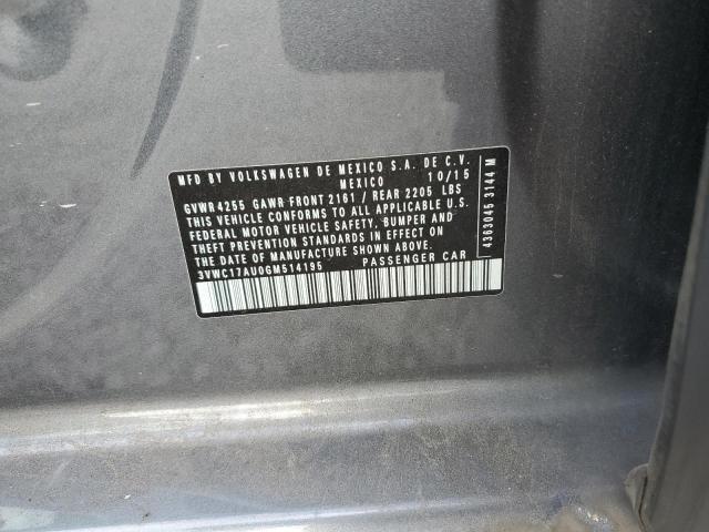 2016 VOLKSWAGEN GOLF SPORT - 3VWC17AU0GM514195