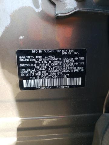 JF2SKAXC8MH565467 Subaru Forester Touring