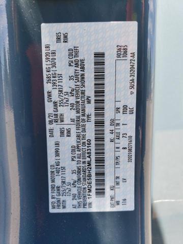 1FMDE5BH2MLA83160 Ford Bronco Base