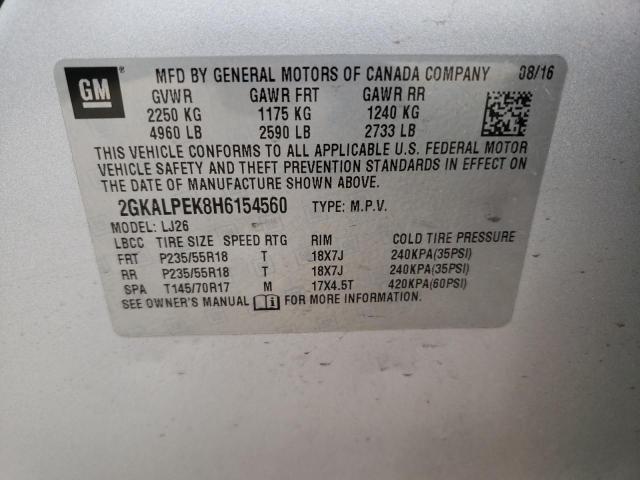 2GKALPEK8H6154560 GMC Terrain Slt