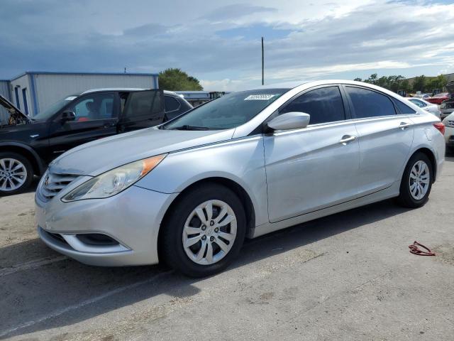 VIN: 5NPEB4AC0CH499017 Auction: COPART Lot: 60565663 Location: FL - ORLANDO SOUTH 5NPEB4AC0CH499017 HYUNDAI SONATA 2012 GRAY Photo 1