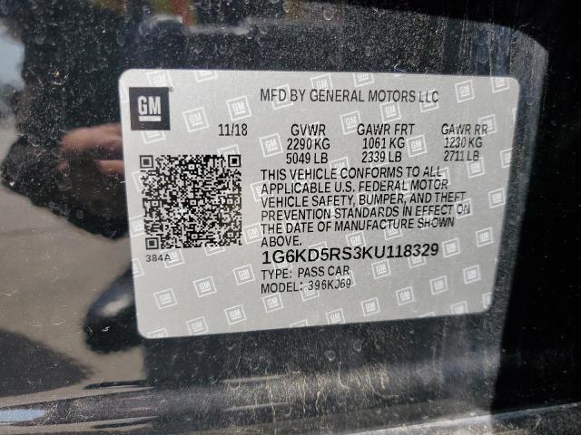 2019 CADILLAC CT6 PREMIU - 1G6KD5RS3KU118329