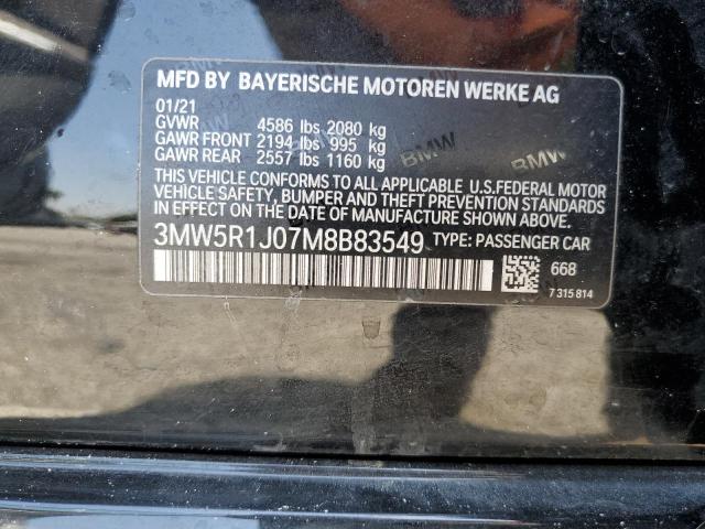 3MW5R1J07M8B83549 BMW 330I
