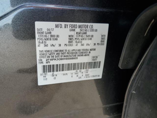 2FMPK3G90HBB88605 2017 FORD EDGE, photo no. 13