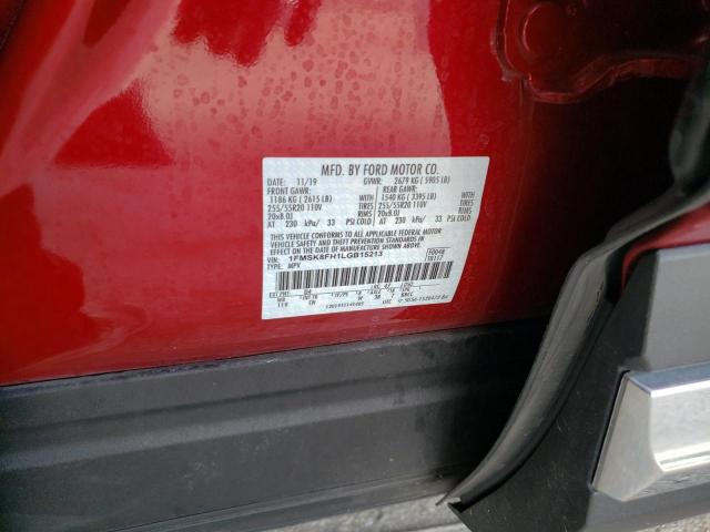 1FMSK8FH1LGB15213 Ford Explorer Limited