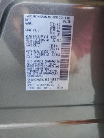 5N1DR2MN7HC614817 Nissan Pathfinder S
