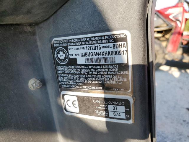 2017 CAN-AM DEFENDER H - 3JBUGAN4XHK000917