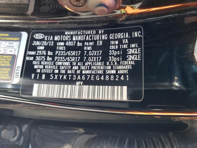 5XYKT3A67EG488241 KIA SORENTO LX