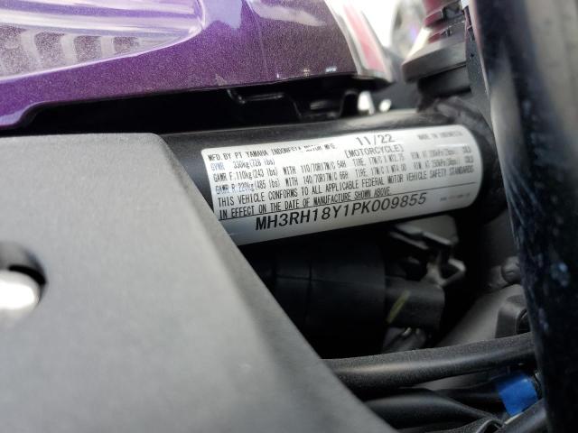 2023 YAMAHA YZFR3 A MH3RH18Y1PK009855