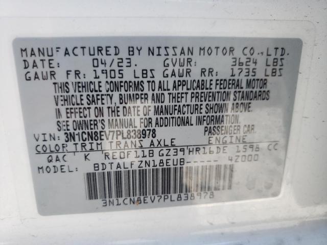 Nissan VERSA SV 2023 3N1CN8EV7PL838978 Image 12
