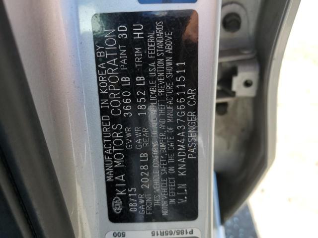 KNADM4A37G6611511 KIA RIO LX