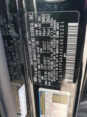 5XYPG4A50LG635231 KIA SORENTO S