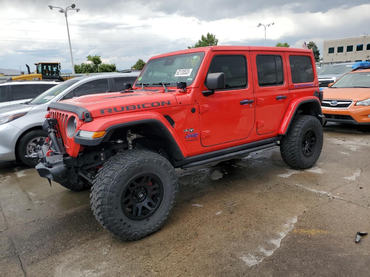 Jeep Wrangler 2020 красный