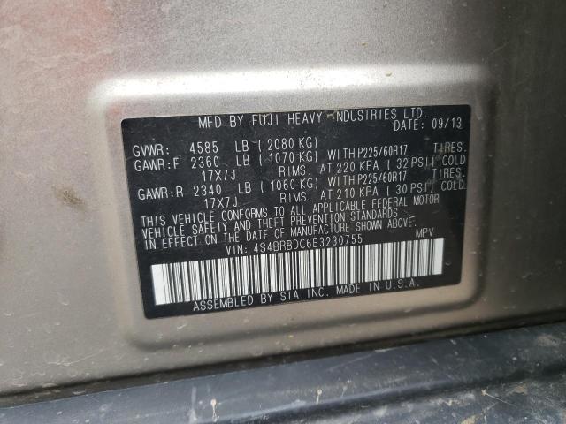 4S4BRBDC6E3230755 Subaru Outback 2.5i Premium