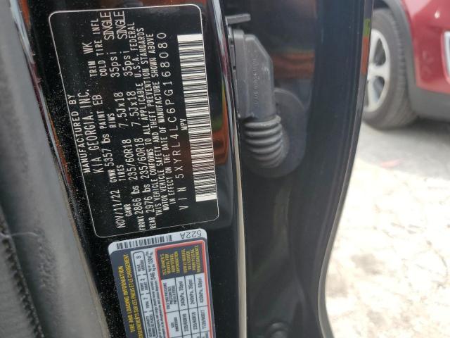 5XYRL4LC6PG168080 KIA SORENTO S
