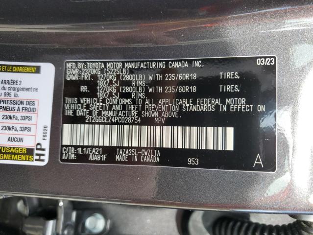 2023 LEXUS NX 350 2T2GGCEZ4PC028754