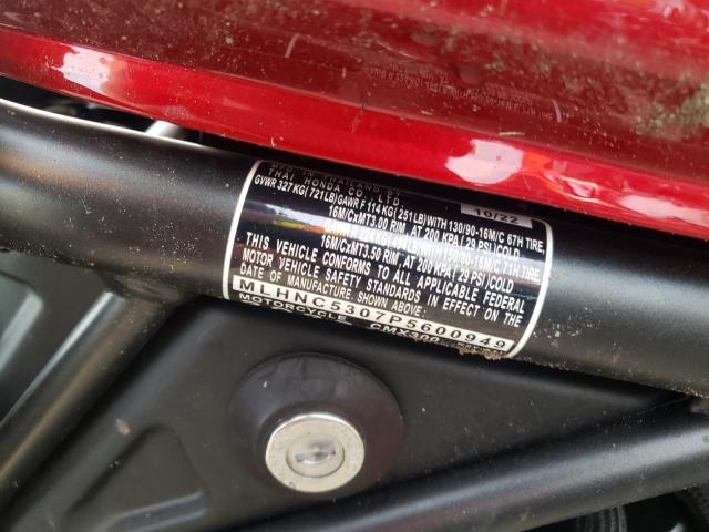 2023 HONDA CMX300 - MLHNC5307P5600949