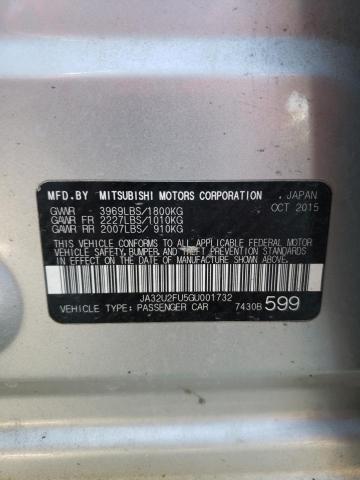 JA32U2FU5GU001732 Mitsubishi LANCER ES