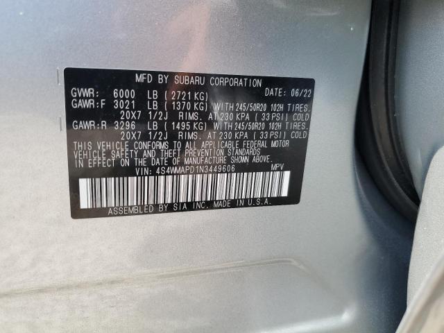 4S4WMAPD1N3449606 Subaru Ascent Limited
