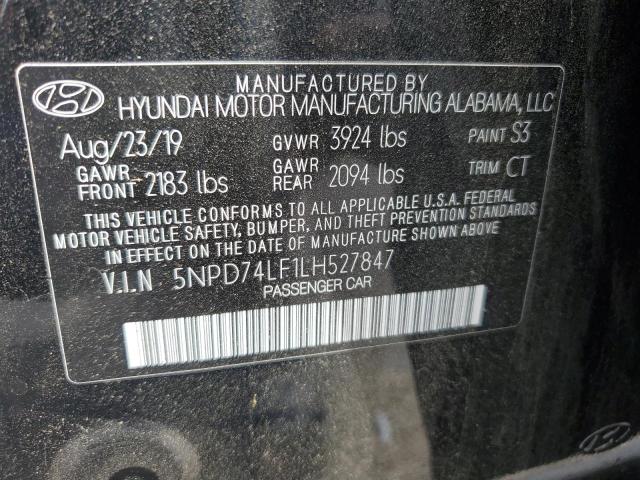 5NPD74LF1LH527847 | 2020 HYUNDAI ELANTRA SE