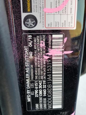 2018 MERCEDES-BENZ S 560 - WDDUG8DB1JA415319