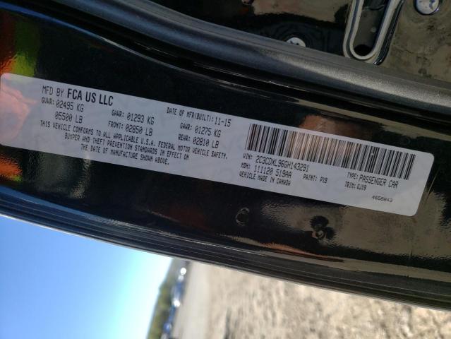2C3CDXL96GH143291 Dodge Charger Srt Hellcat