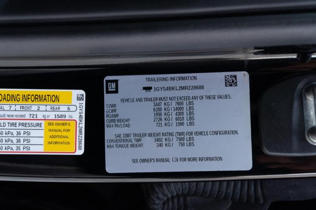 1GYS4BKL2MR228688 Cadillac Escalade Premium Luxury