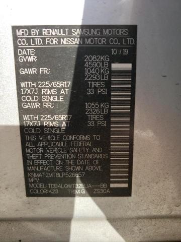 2020 NISSAN ROGUE S #3230588947