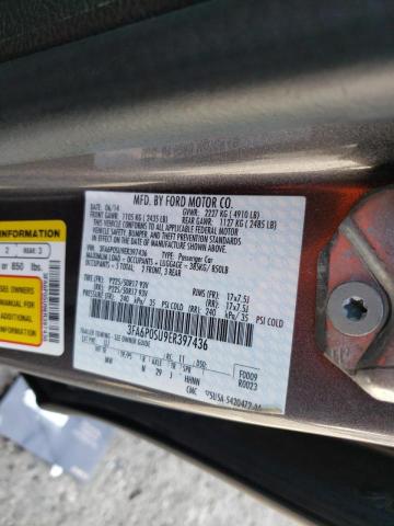 3FA6P0SU9ER397436 Ford Fusion Titanium Phev