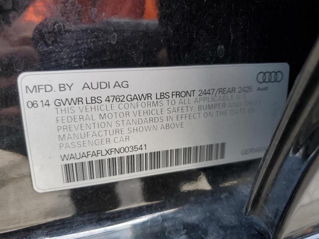 VIN WAUAFAFLXFN003541 2015 Audi A4, Premium no.12