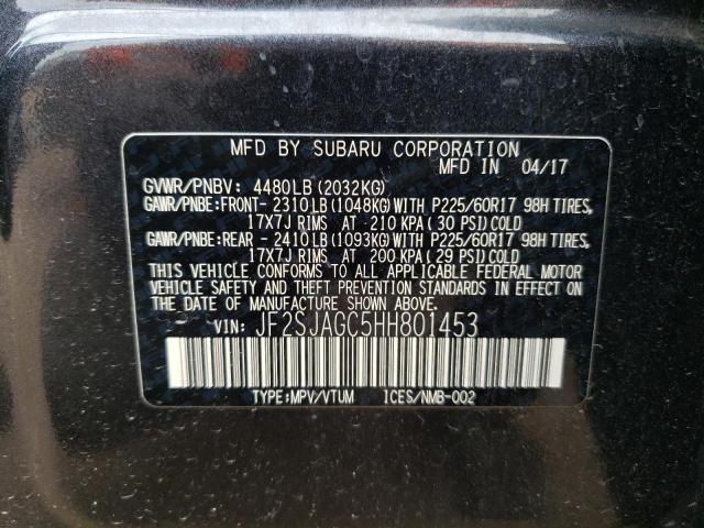 JF2SJAGC5HH801453 Subaru Forester 2.5i Premium