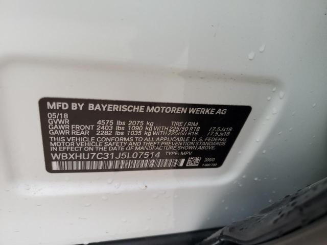 WBXHU7C31J5L07514 BMW X1 Sdrive28i