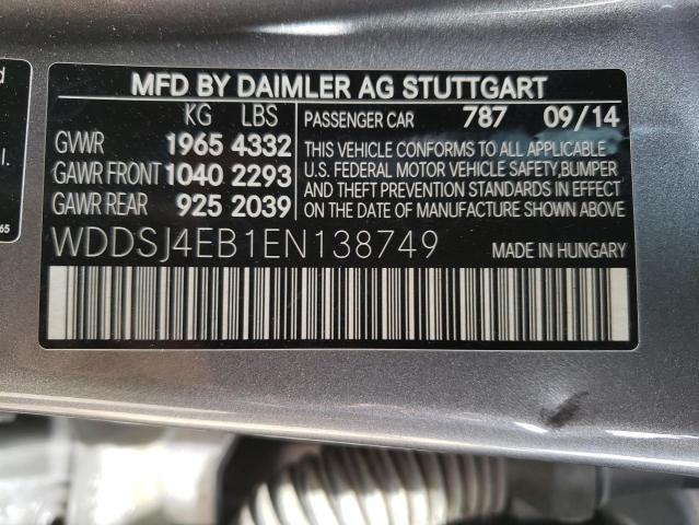 WDDSJ4EB1EN138749 Mercedes-Benz CLA 250