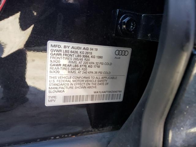 WA1LHAF73KD040790 Audi Q7 Premium Plus