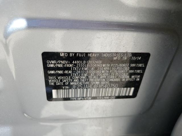 JF2SJAHC4FH540750 Subaru Forester 2.5i Limited