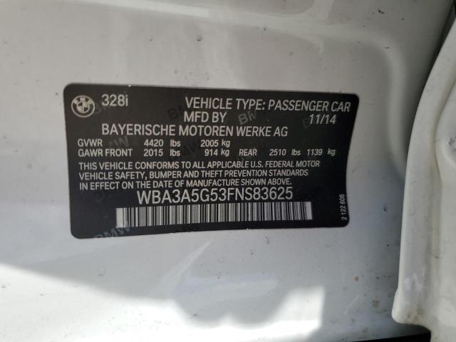 2015 BMW 328 I - WBA3A5G53FNS83625