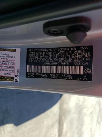 2023 LEXUS UX 250H BA JTHB6JBH6P2145895
