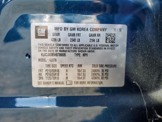 KL4CJASB5KB786605 Buick Encore Preferred