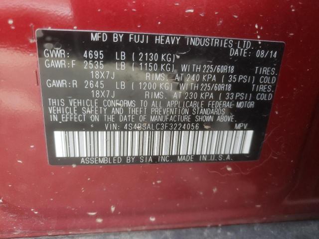 4S4BSALC3F3224056 Subaru Outback 2.5i Limited