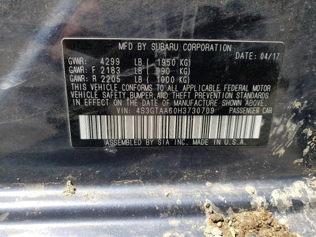 4S3GTAA60H3730709 Subaru Impreza
